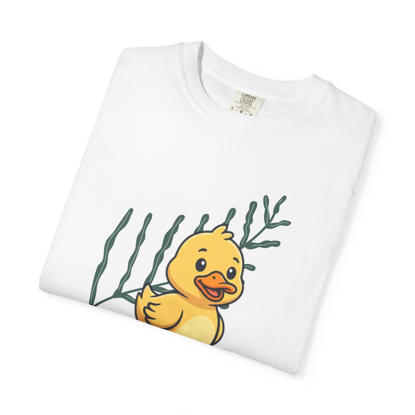 Cute Duck Tee — Playful Yellow Duckling Graphic T-Shirt