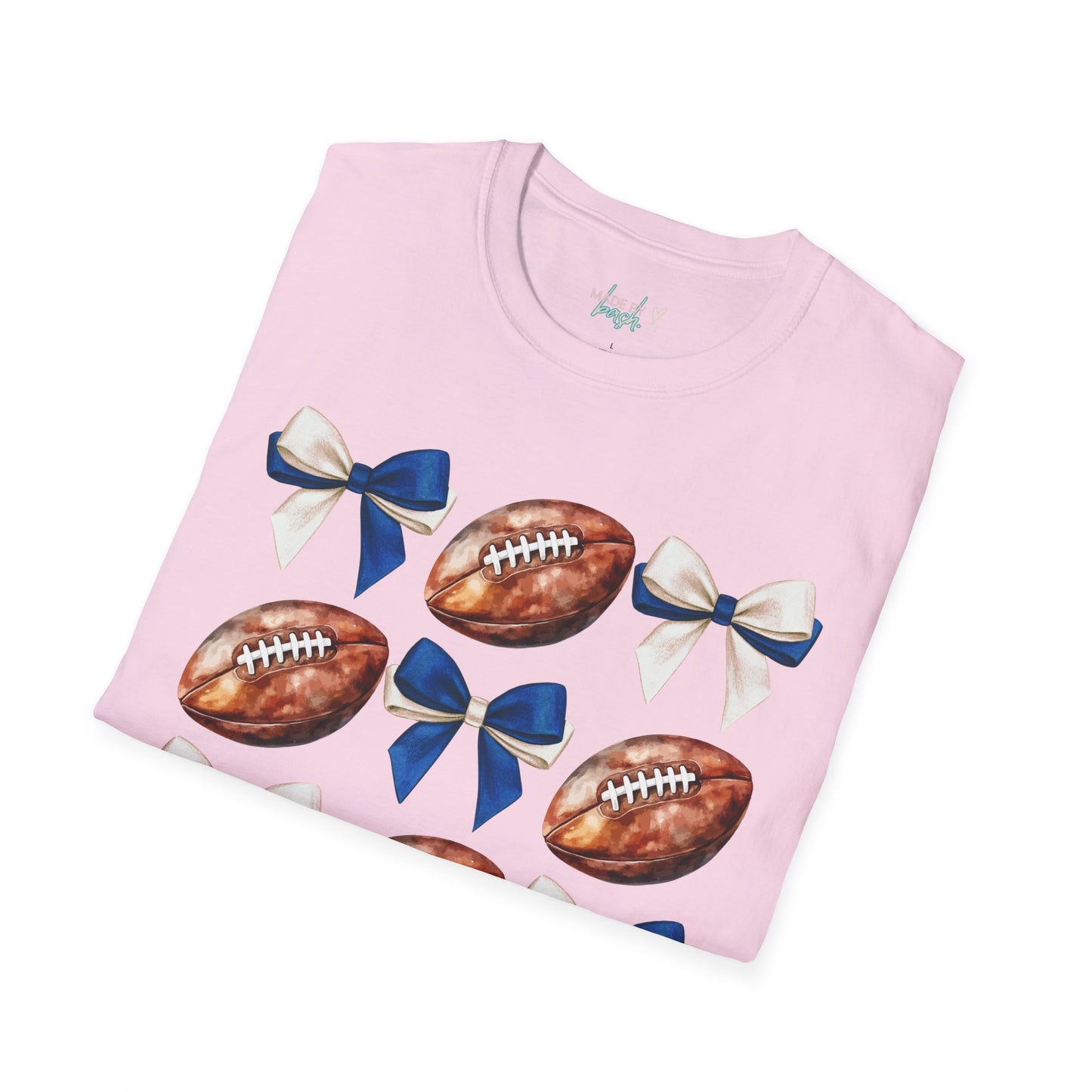 Dallas Football Bow T-Shirt