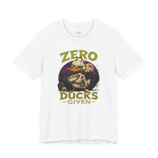 Cute Duck Halloween Unisex Jersey Short Sleeve Tee