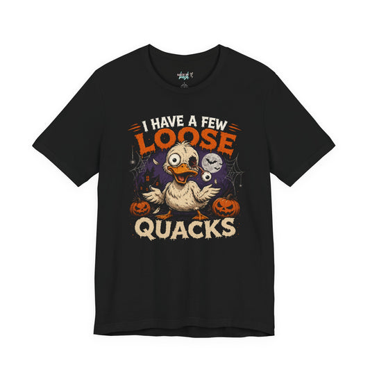 Cute Duck Few Loose Quacks Unisex Jersey Short Sleeve Tee