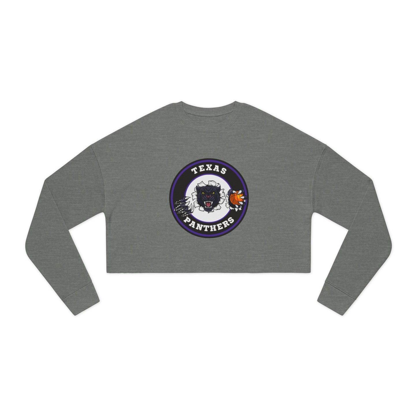 Texas Panthers Women's Cropped Sweatshirt – Stylish Sportswear for Game Days and Casual Wear