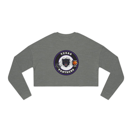 Texas Panthers Women's Cropped Sweatshirt – Stylish Sportswear for Game Days and Casual Wear