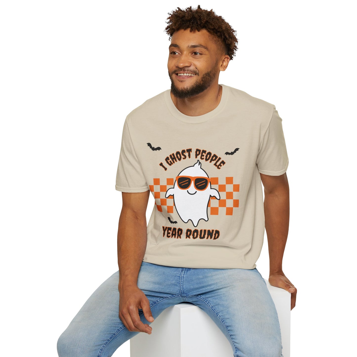 I Ghost People Year Round Halloween Softstyle T-Shirt