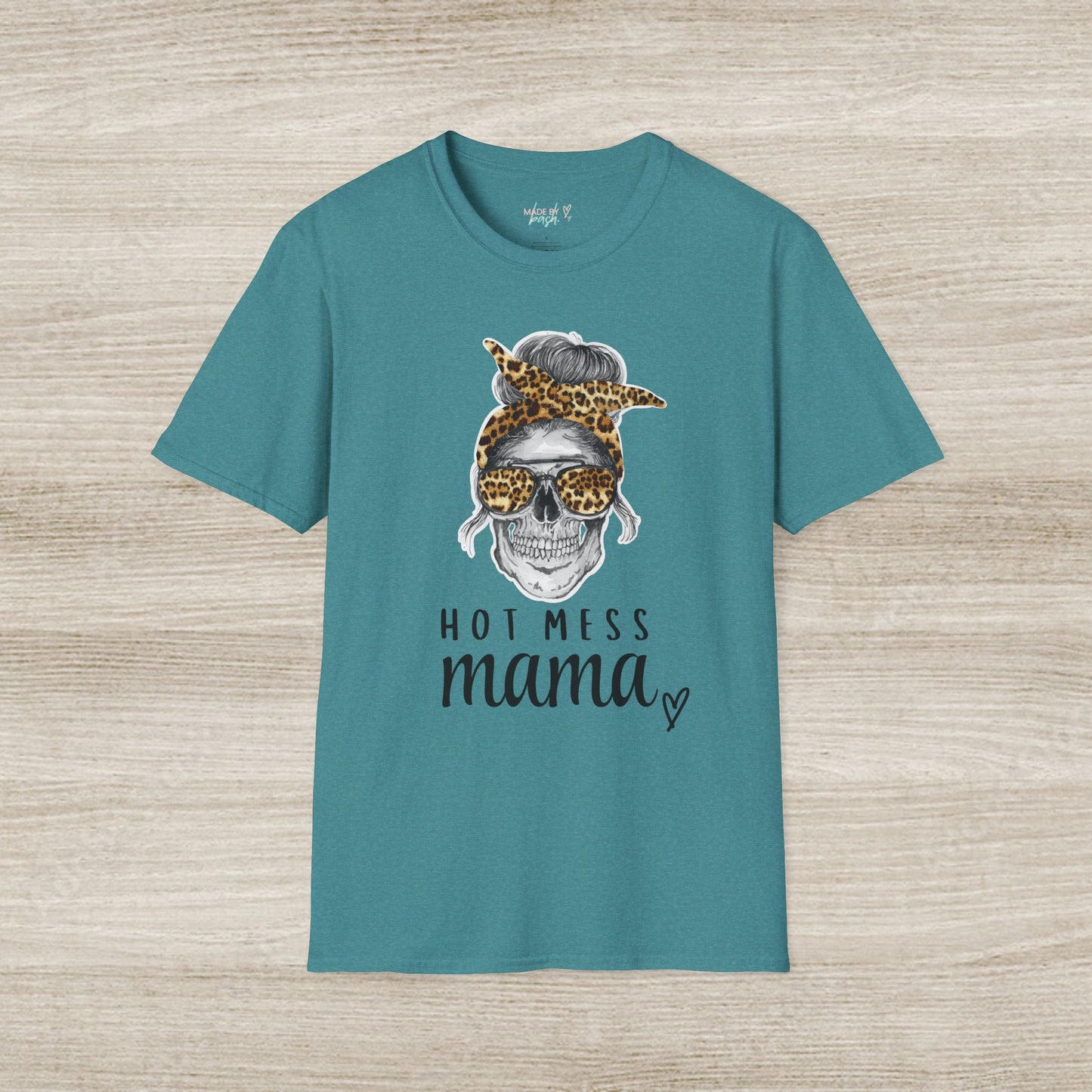 Hot Mess Momma Unisex Softstyle T-Shirt
