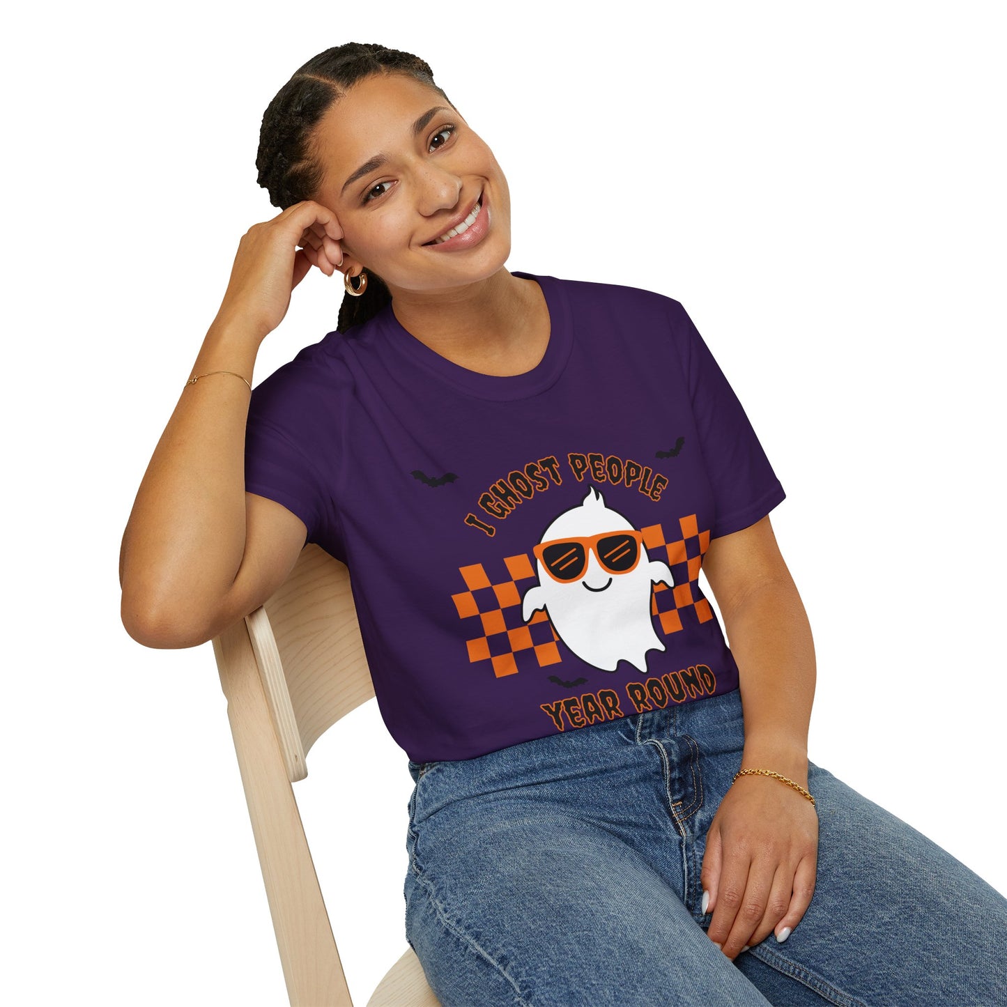 I Ghost People Year Round Halloween Softstyle T-Shirt