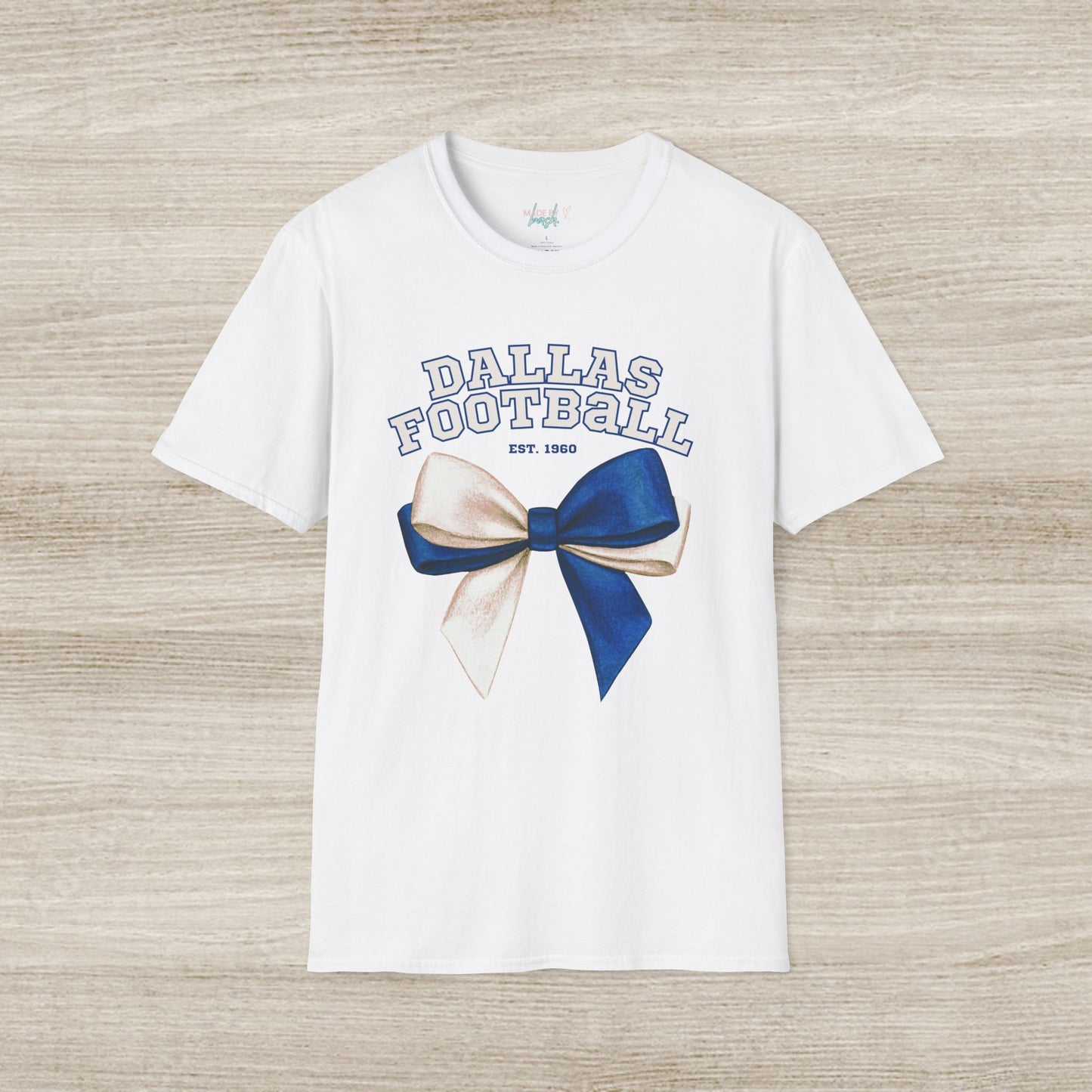 Dallas Football Big Bow T-Shirt