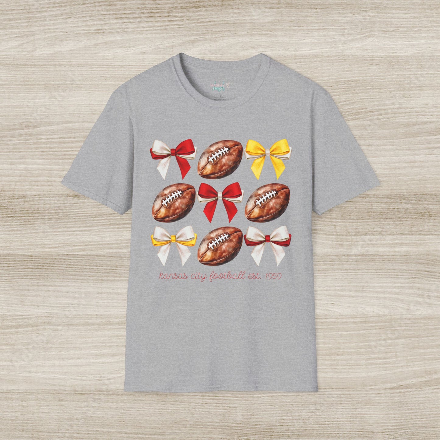 Kansas City Football Bows T-Shirt