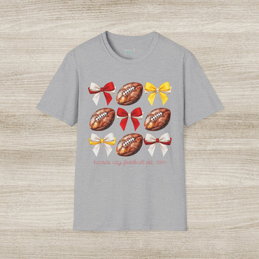 Kansas City Football Bows T-Shirt