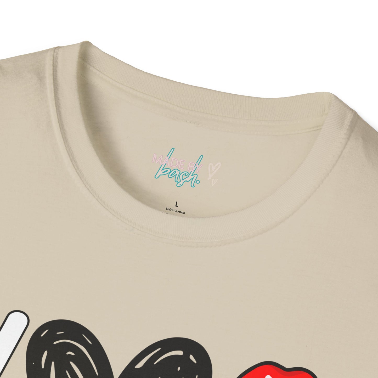 Peace, Love, and Leopard Unisex Softstyle T-Shirt