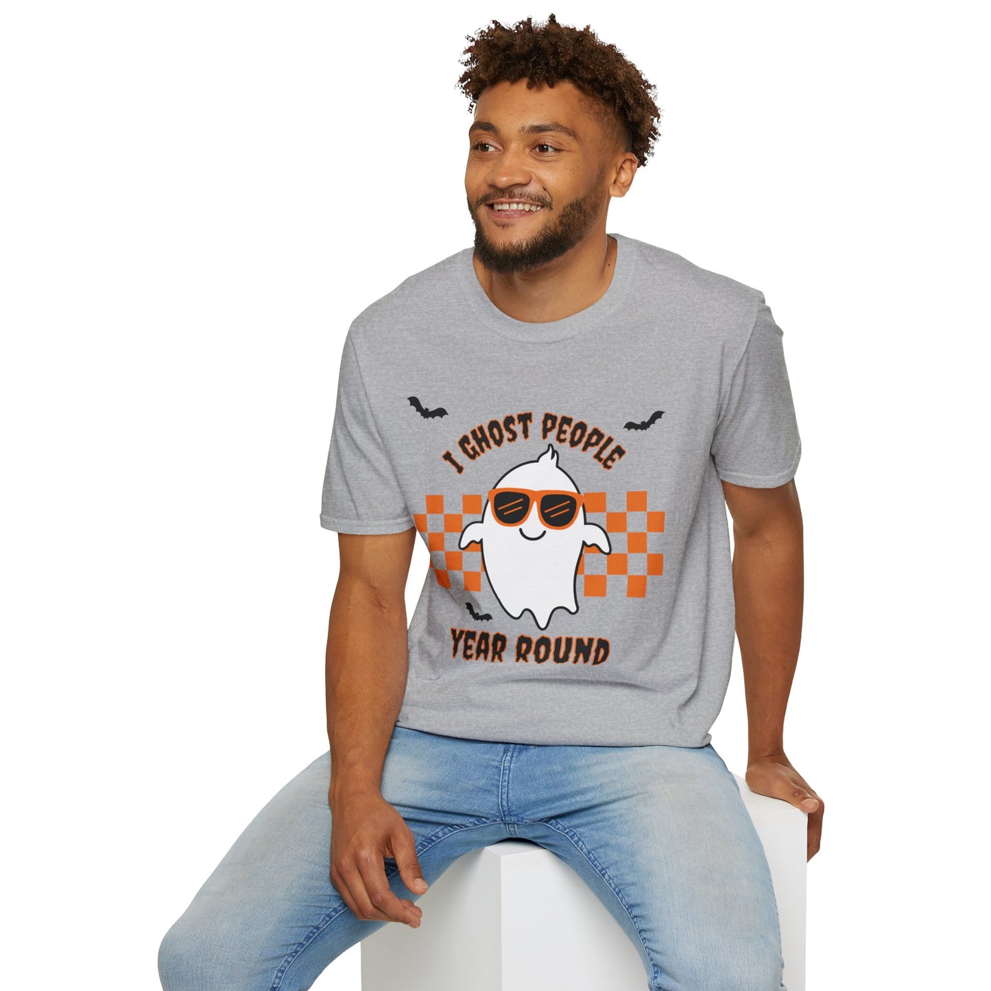 I Ghost People Year Round Halloween Softstyle T-Shirt