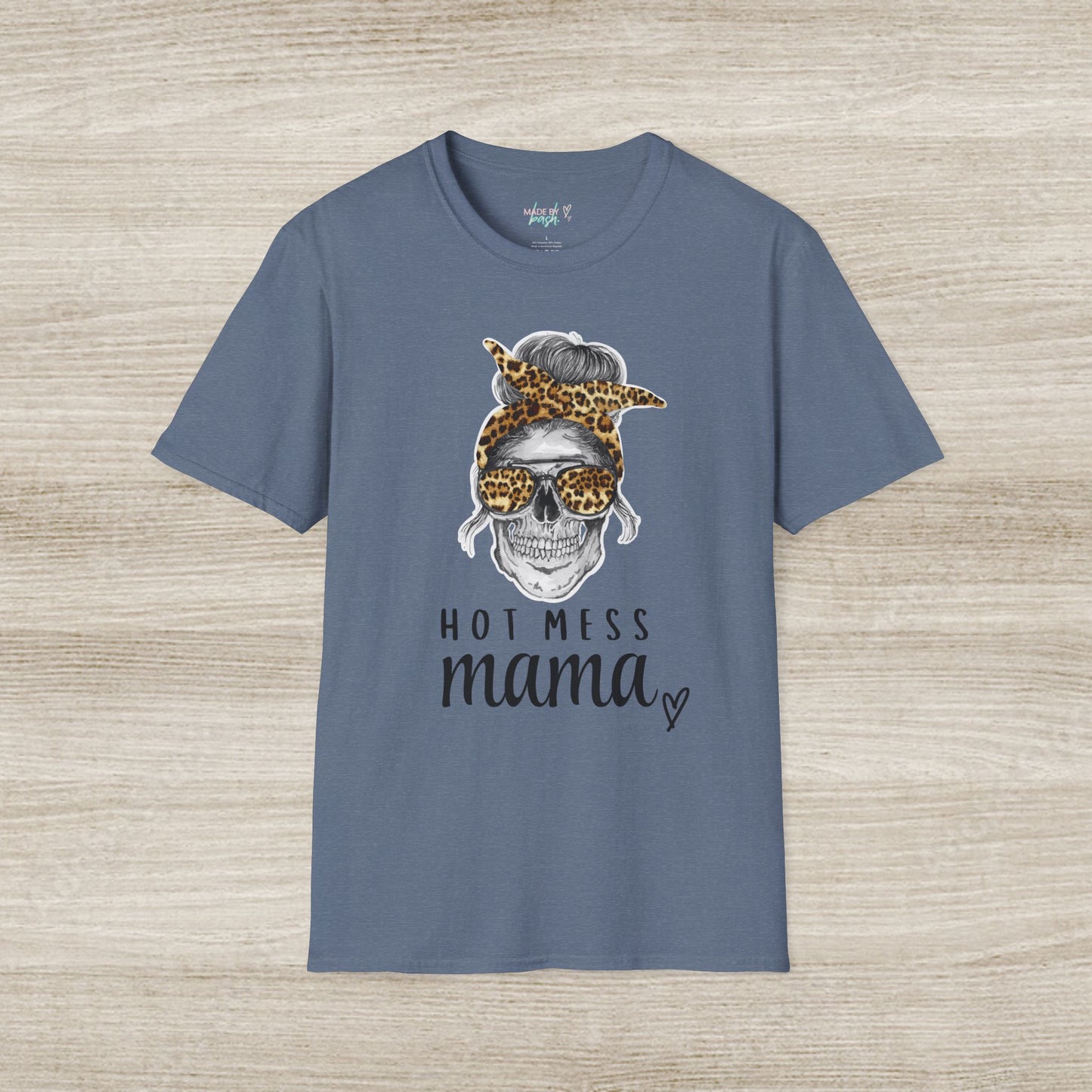 Hot Mess Momma Unisex Softstyle T-Shirt