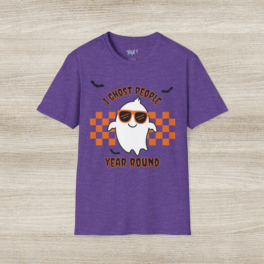 I Ghost People Year Round Halloween Softstyle T-Shirt