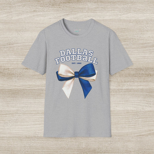 Dallas Football Big Bow T-Shirt