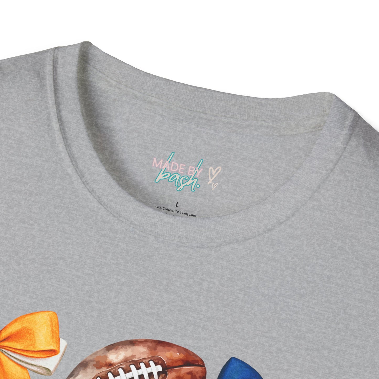Denver Football Bows Softstyle T-Shirt
