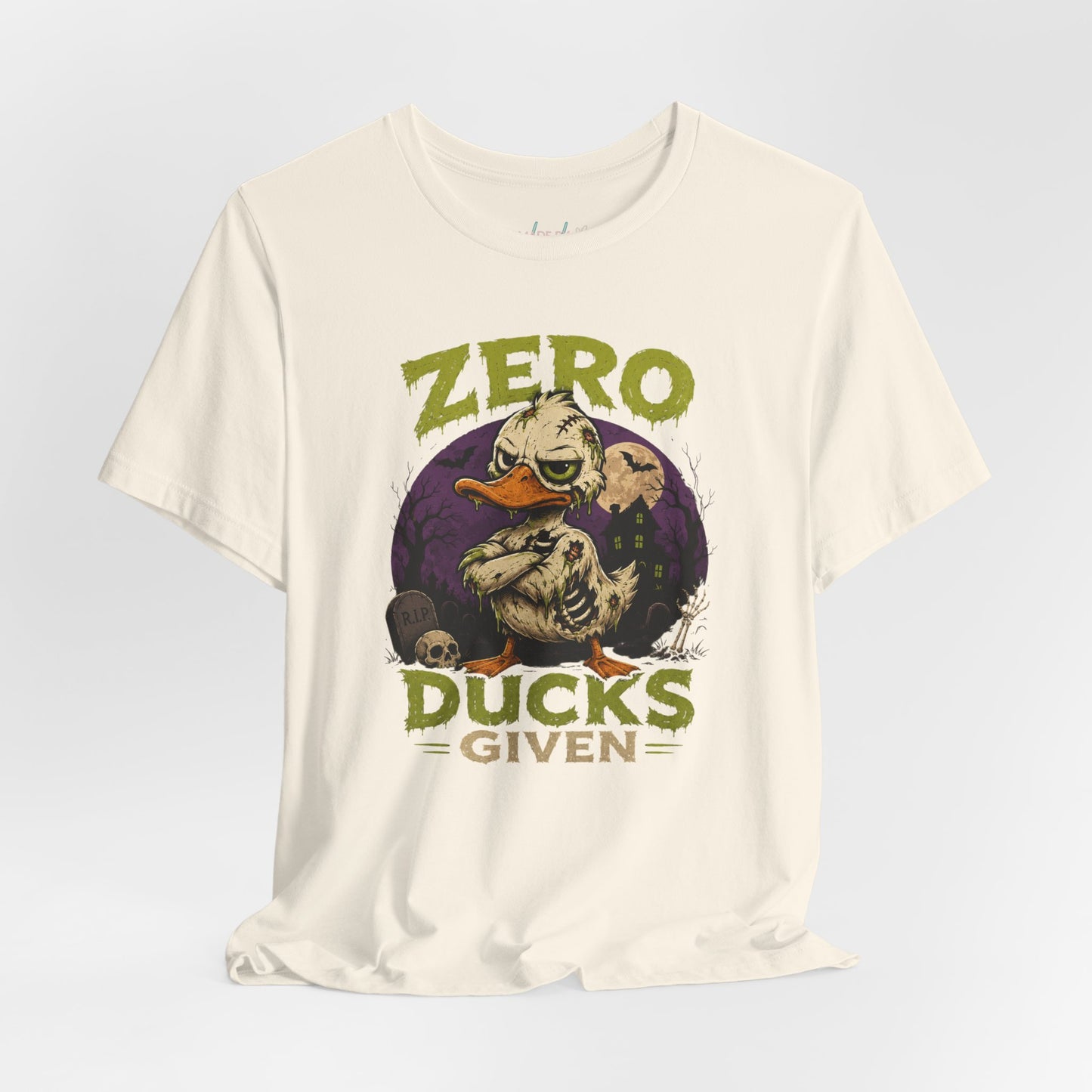 Cute Duck Halloween Unisex Jersey Short Sleeve Tee