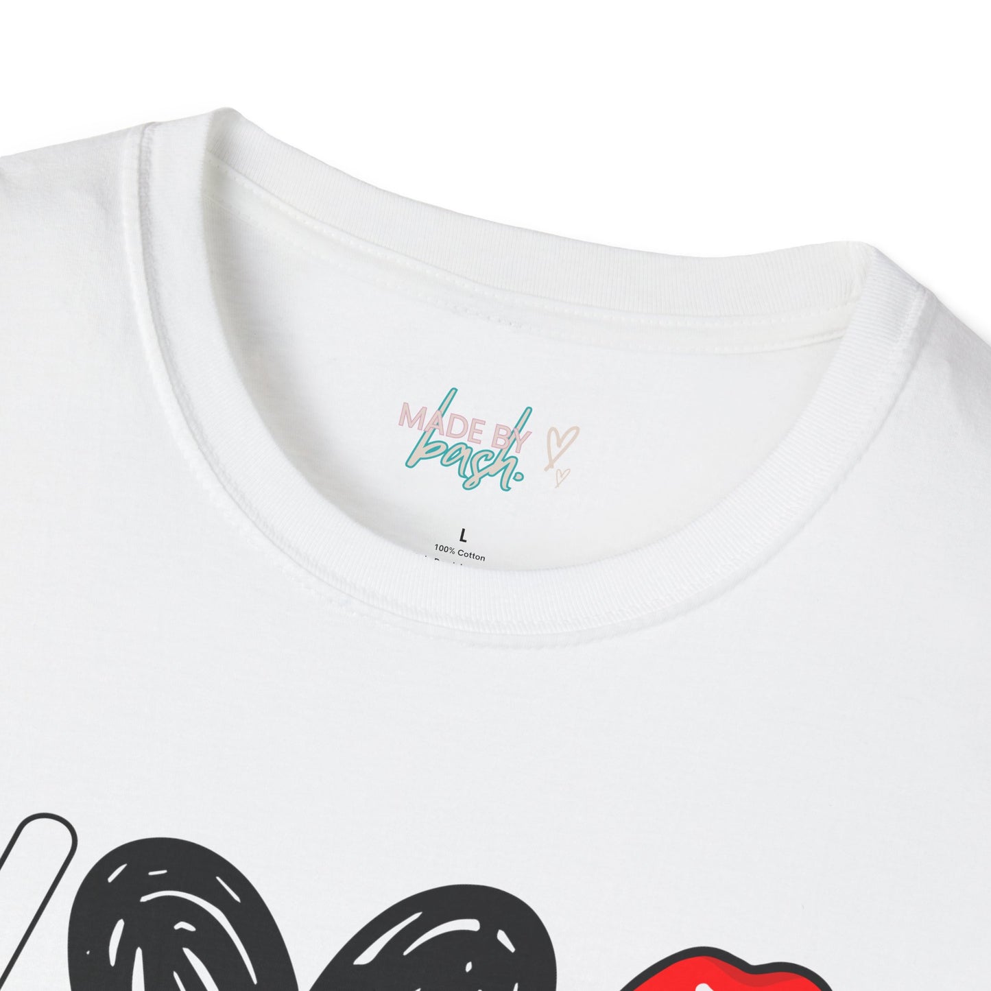 Peace, Love, and Leopard Unisex Softstyle T-Shirt