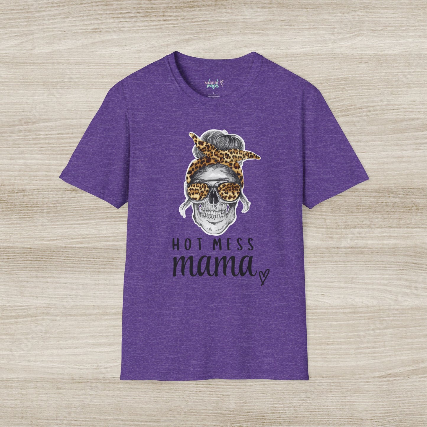 Hot Mess Momma Unisex Softstyle T-Shirt