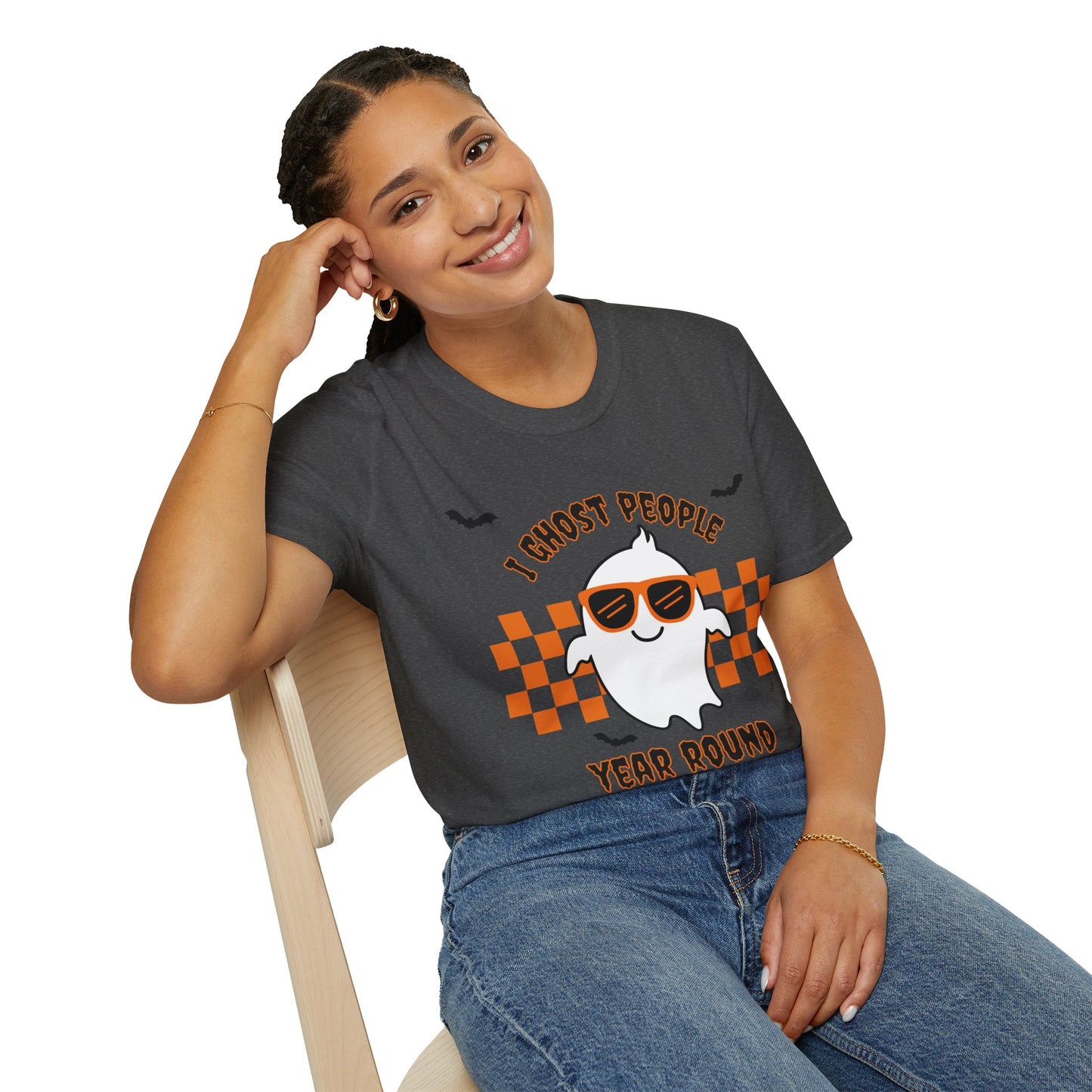 I Ghost People Year Round Halloween Softstyle T-Shirt