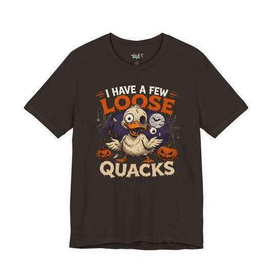 Cute Duck Few Loose Quacks Unisex Jersey Short Sleeve Tee