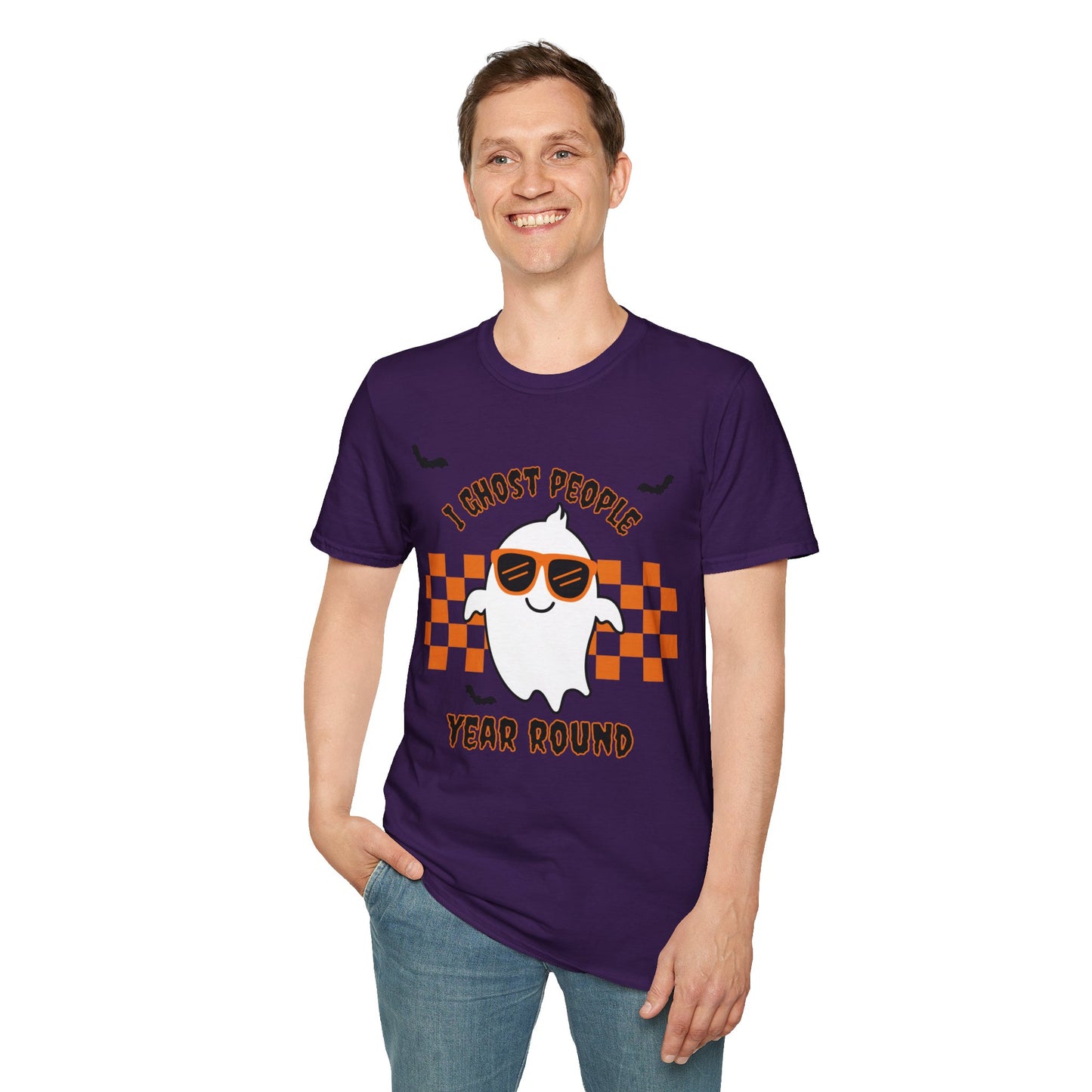 I Ghost People Year Round Halloween Softstyle T-Shirt