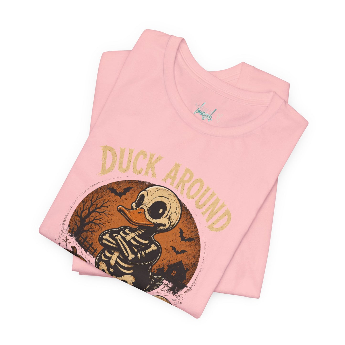 Cute Duck Around And Find Out Halloween Unisex Jersey Short Sleeve Tee