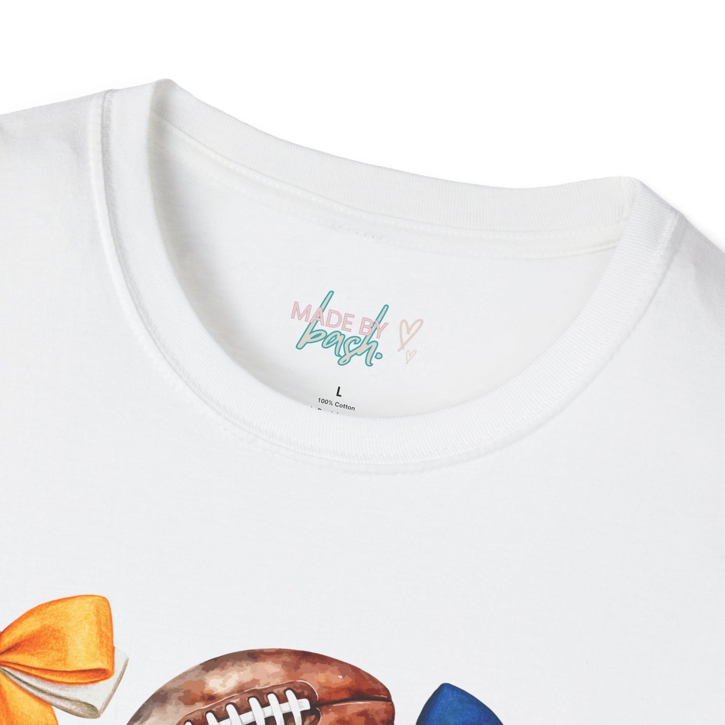 Denver Football Bows Softstyle T-Shirt