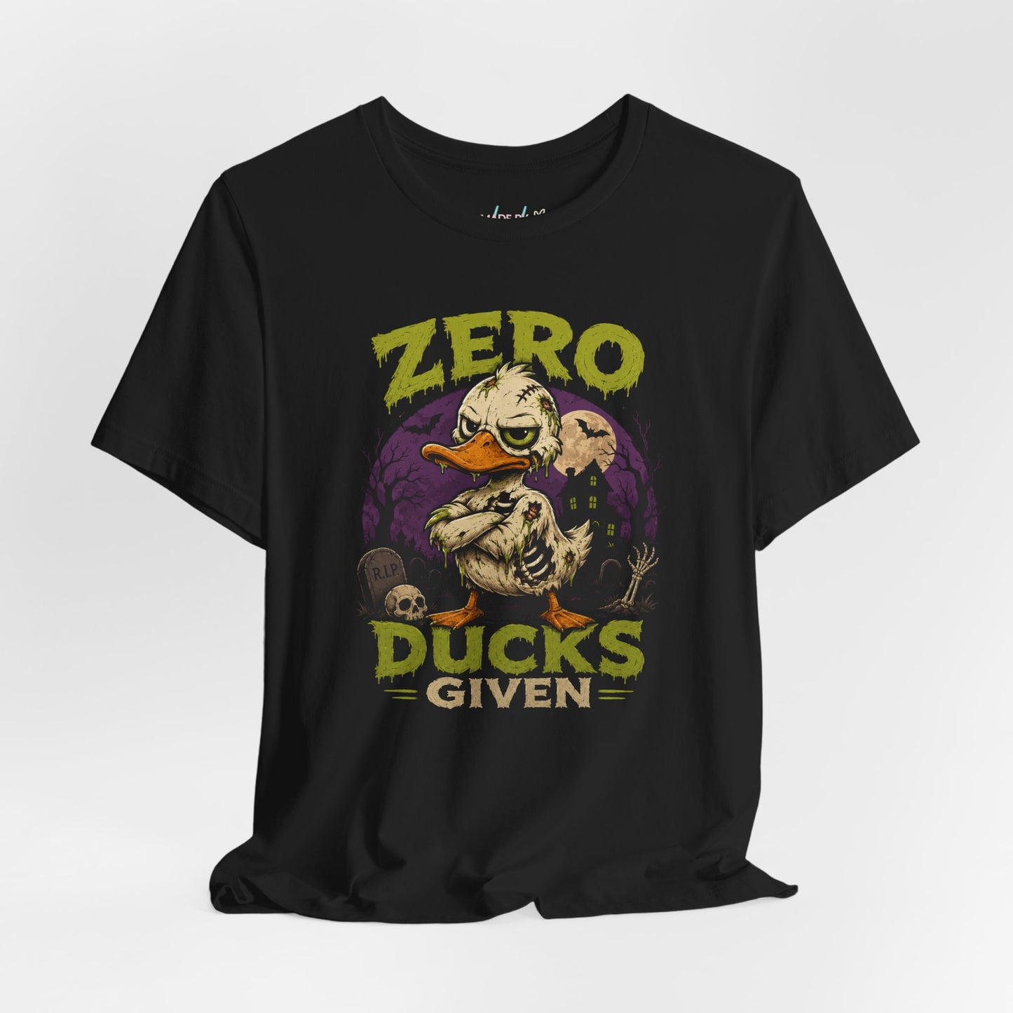 Cute Duck Halloween Unisex Jersey Short Sleeve Tee