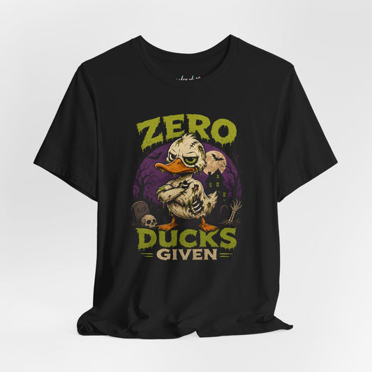 Cute Duck Halloween Unisex Jersey Short Sleeve Tee