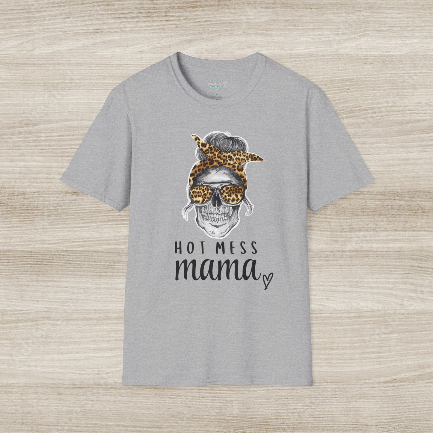 Hot Mess Momma Unisex Softstyle T-Shirt
