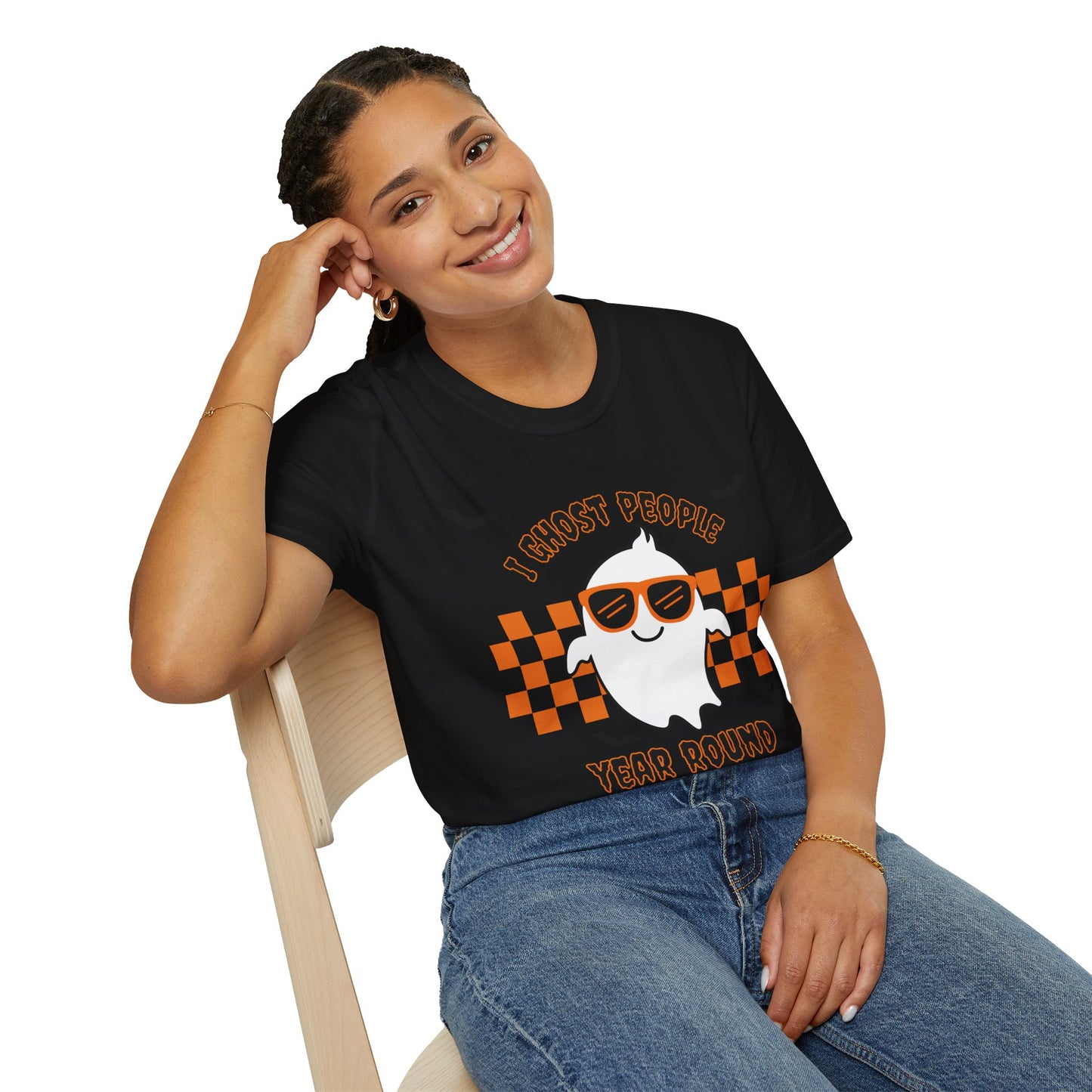 I Ghost People Year Round Halloween Softstyle T-Shirt