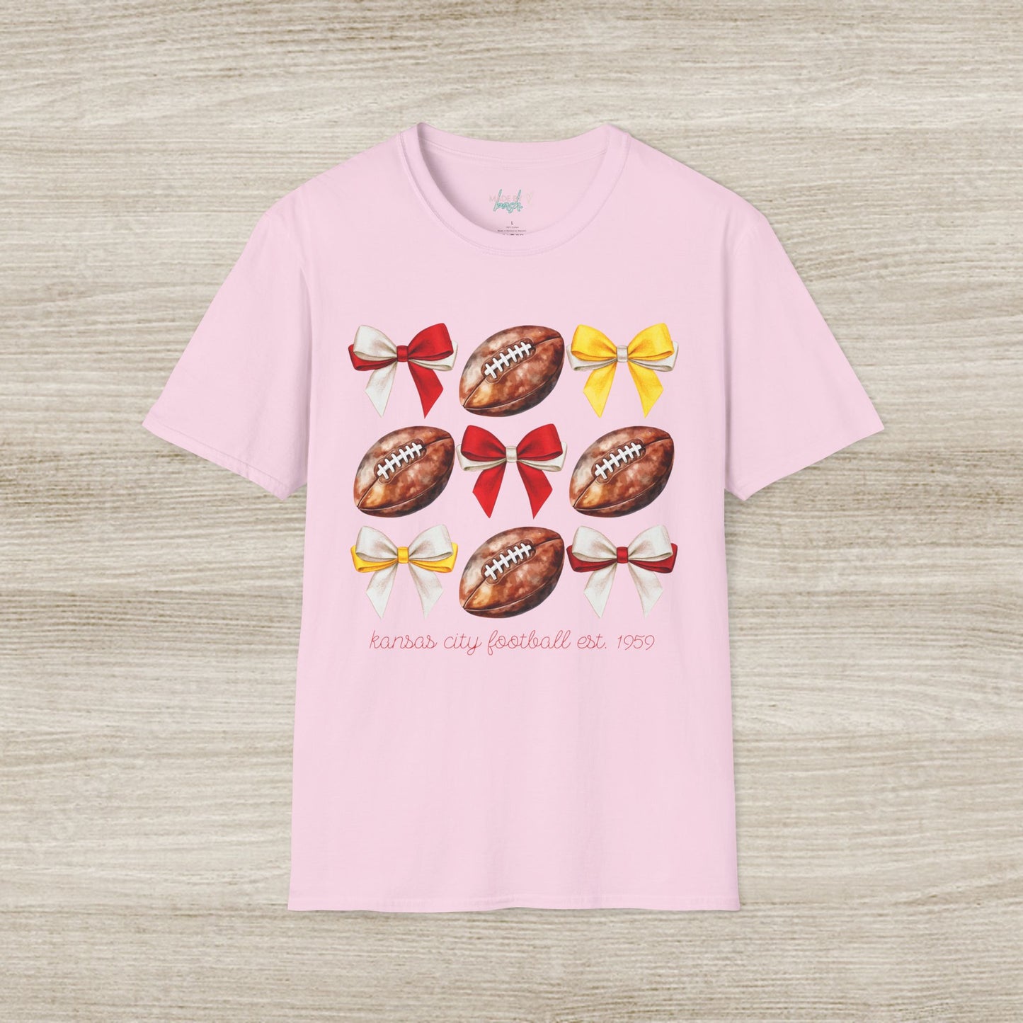 Kansas City Football Bows T-Shirt