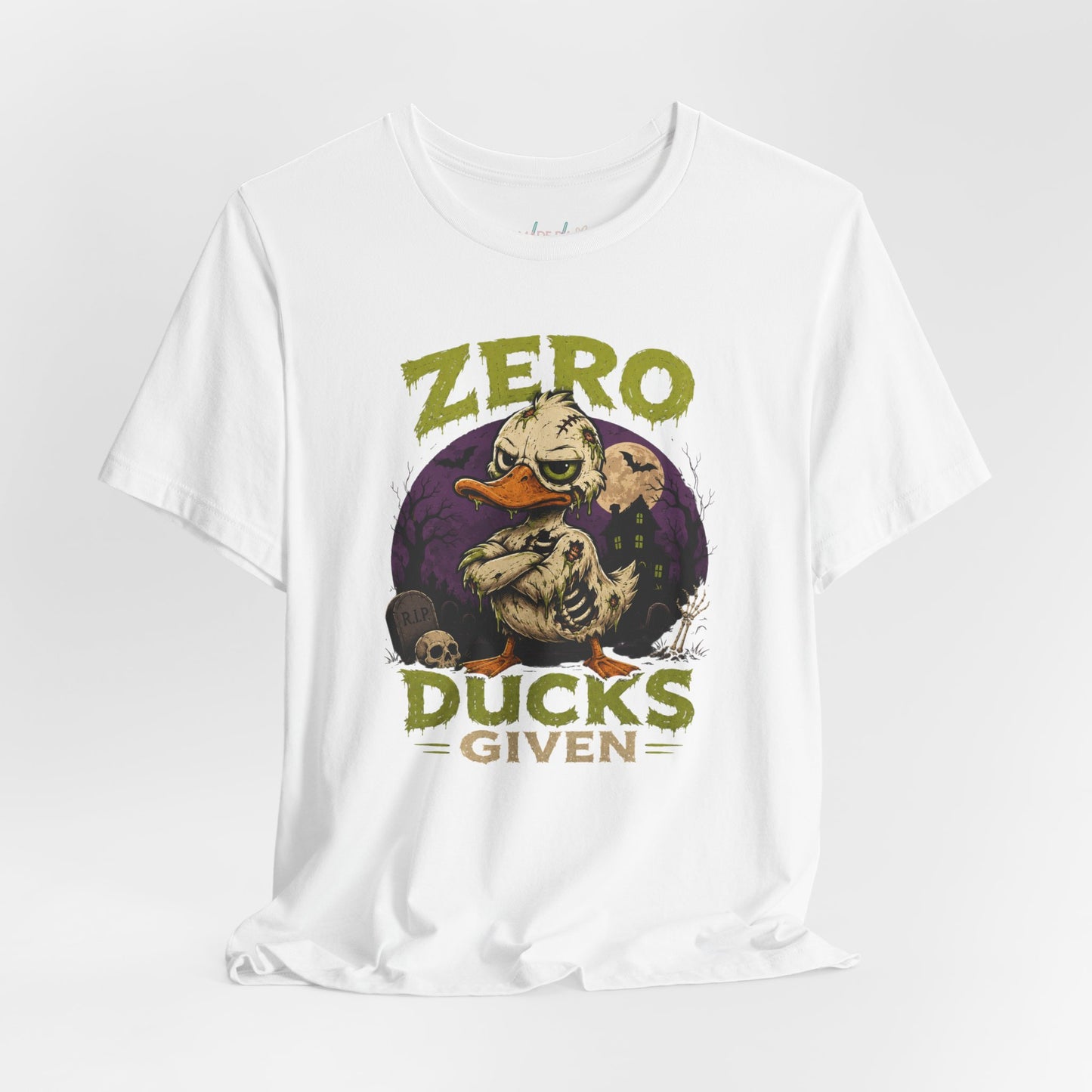 Cute Duck Halloween Unisex Jersey Short Sleeve Tee