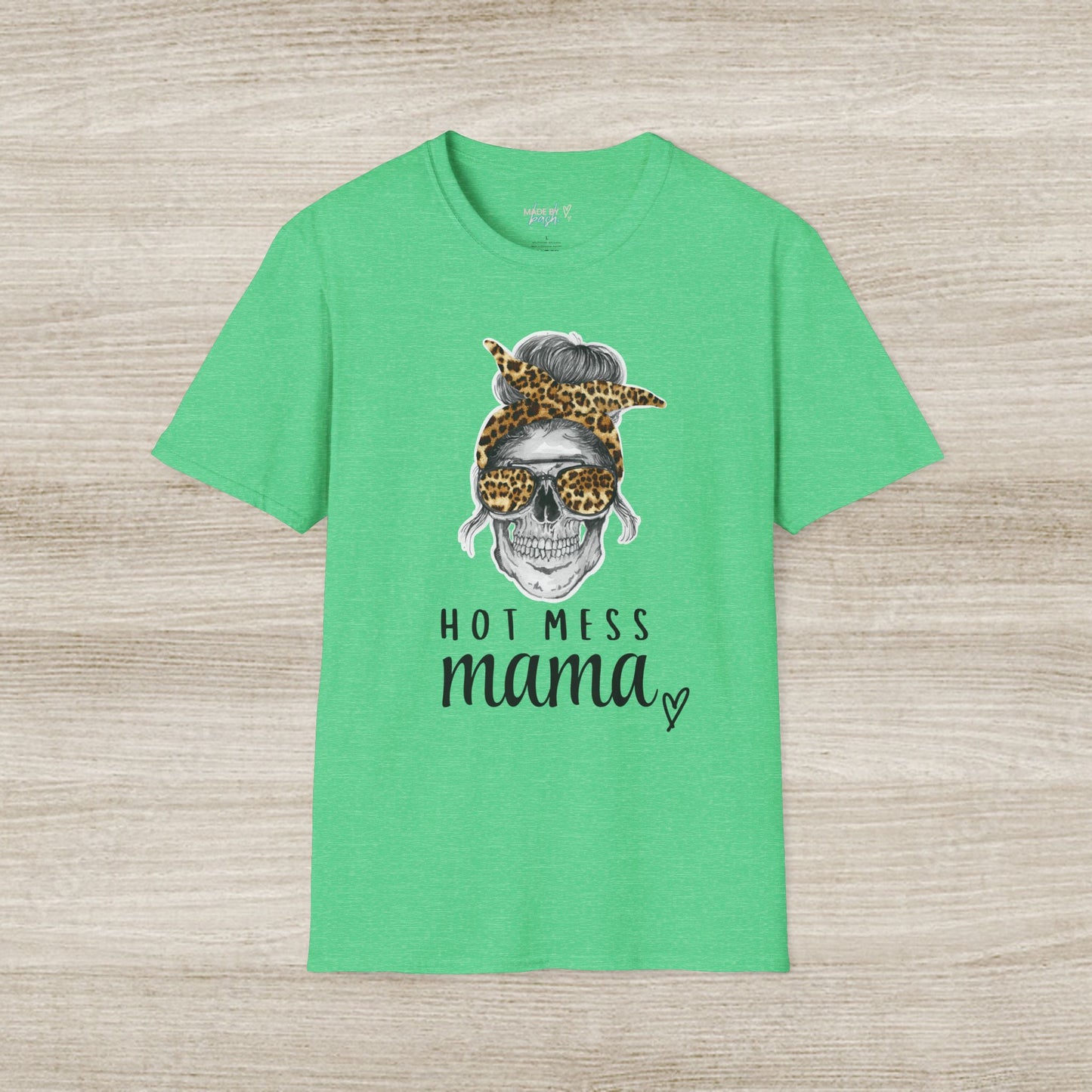 Hot Mess Momma Unisex Softstyle T-Shirt