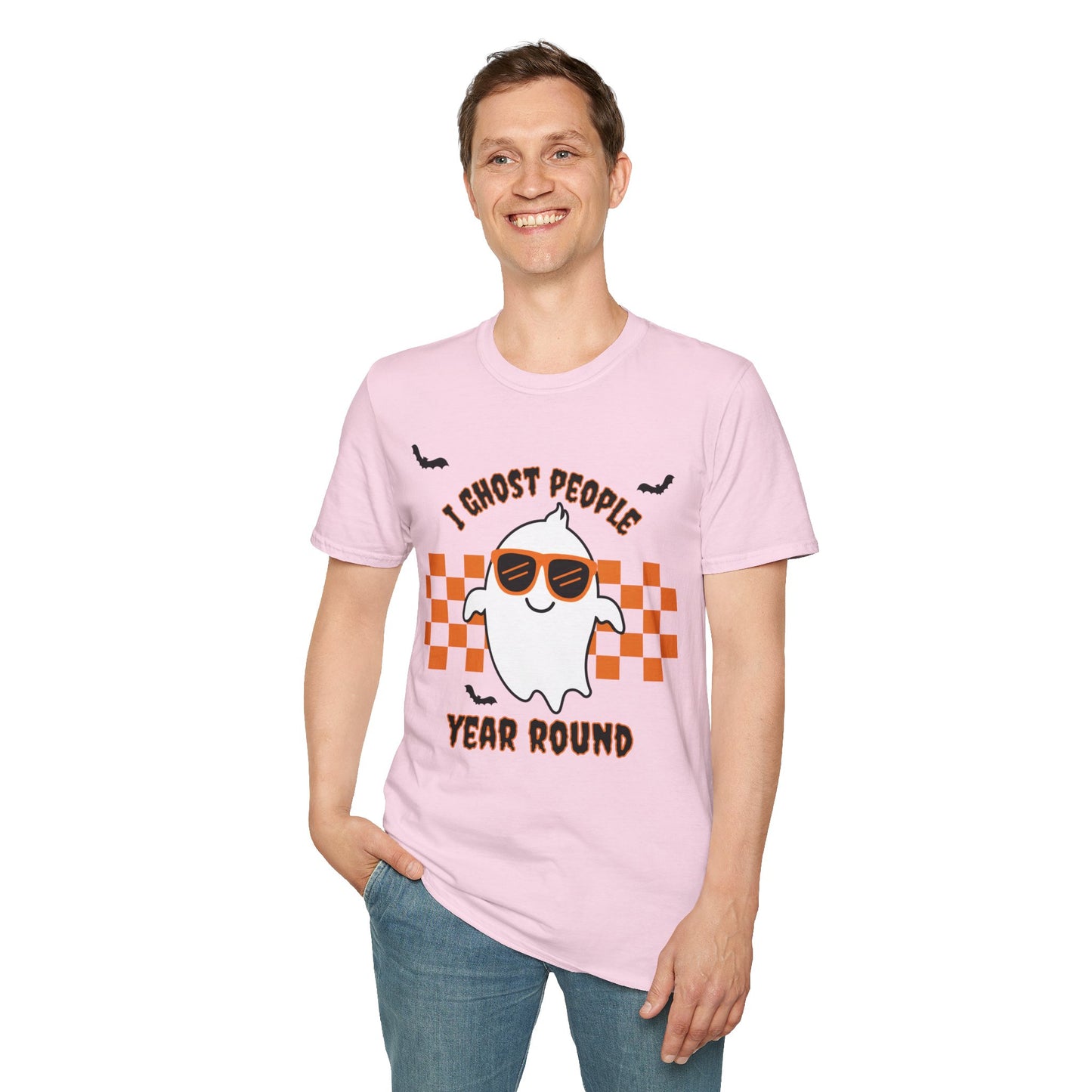 I Ghost People Year Round Halloween Softstyle T-Shirt