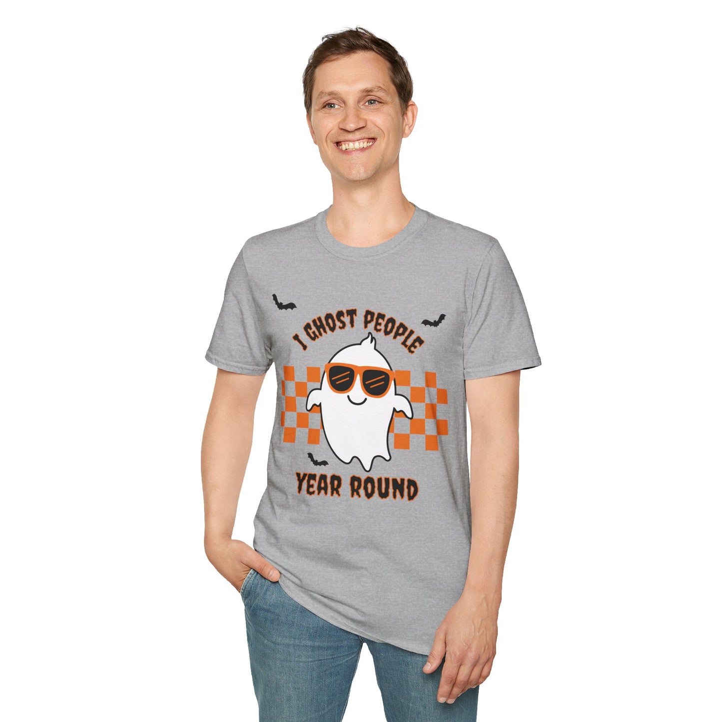 I Ghost People Year Round Halloween Softstyle T-Shirt