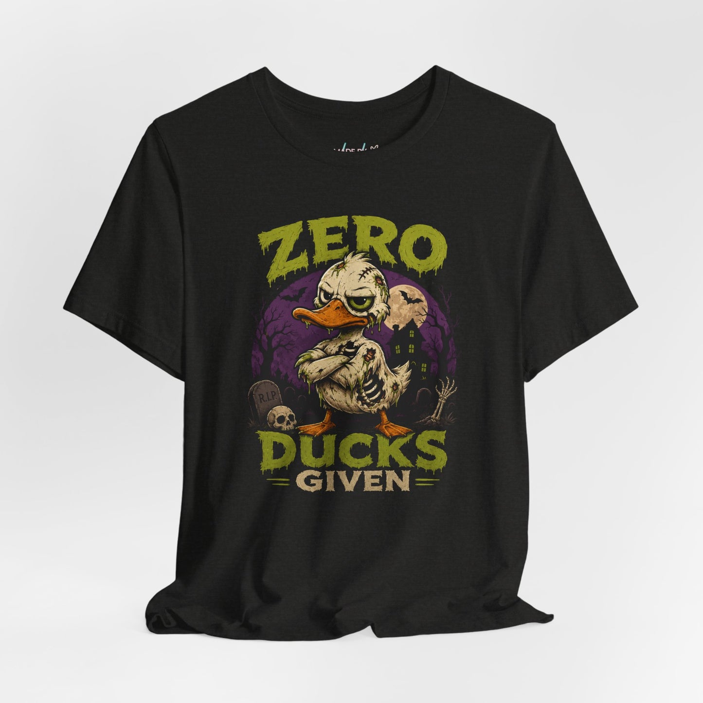 Cute Duck Halloween Unisex Jersey Short Sleeve Tee