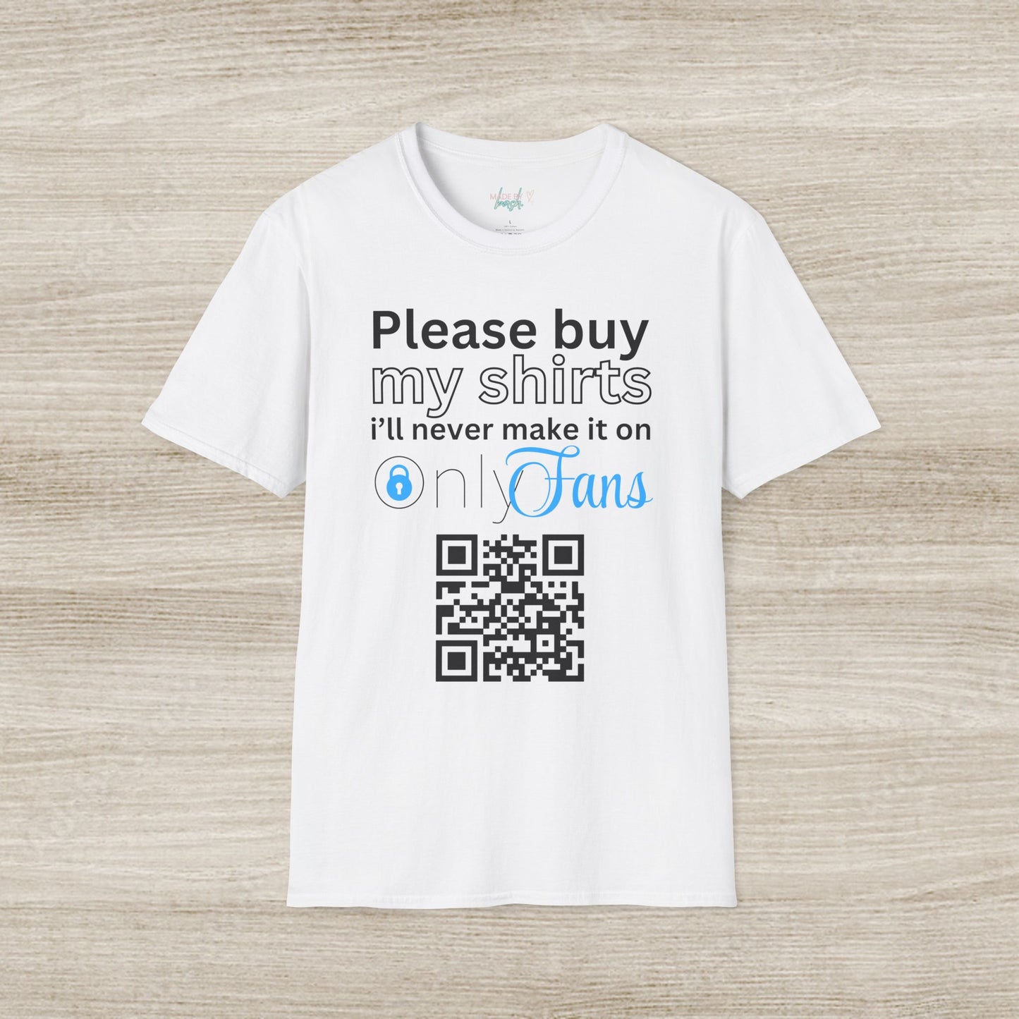 Z My QR Buy My ShirtsUnisex Softstyle T-Shirt