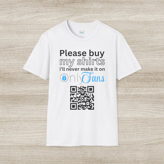 Z My QR Buy My ShirtsUnisex Softstyle T-Shirt
