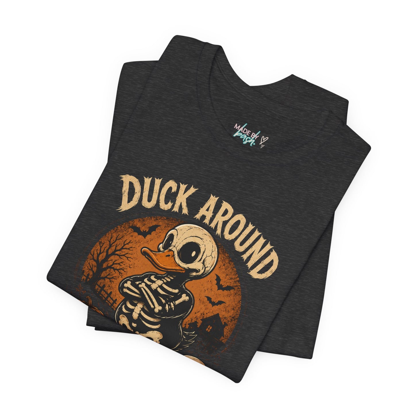 Cute Duck Around And Find Out Halloween Unisex Jersey Short Sleeve Tee