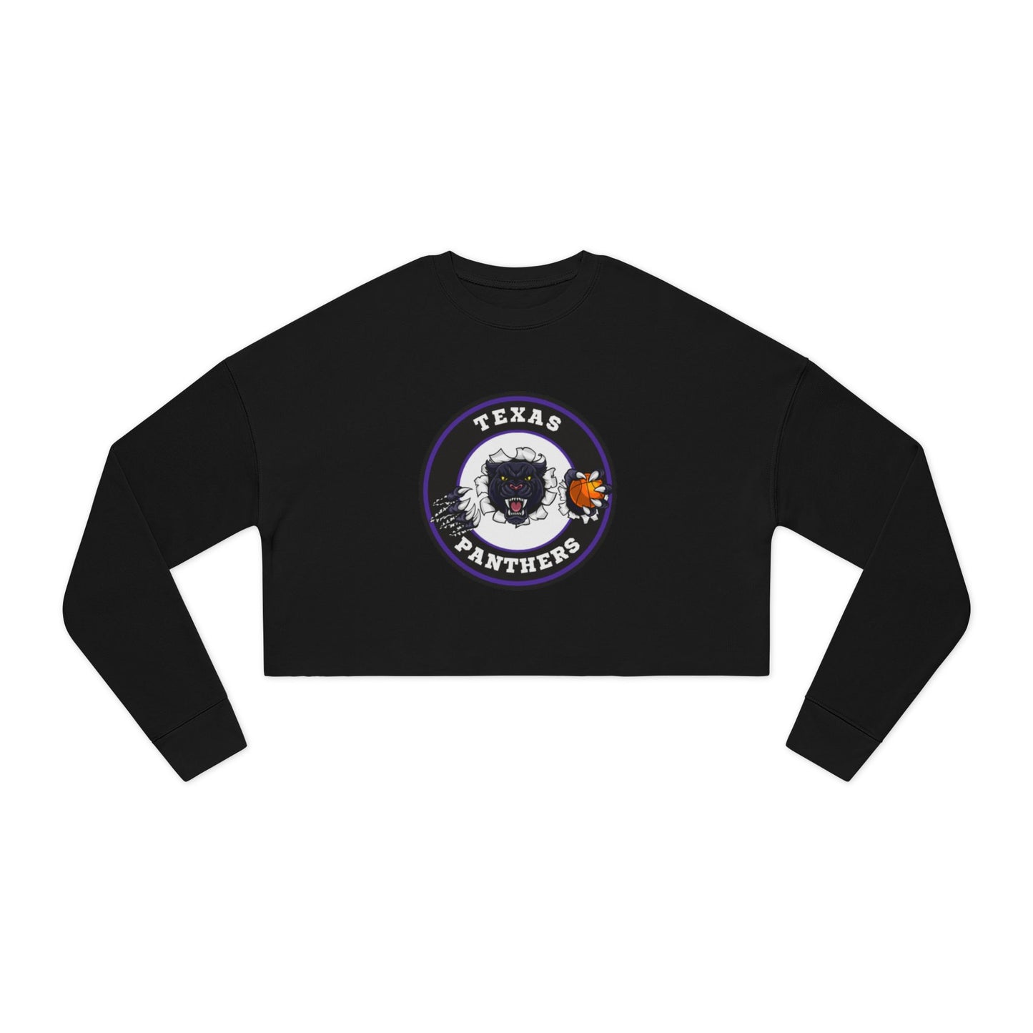 Texas Panthers Women's Cropped Sweatshirt – Stylish Sportswear for Game Days and Casual Wear