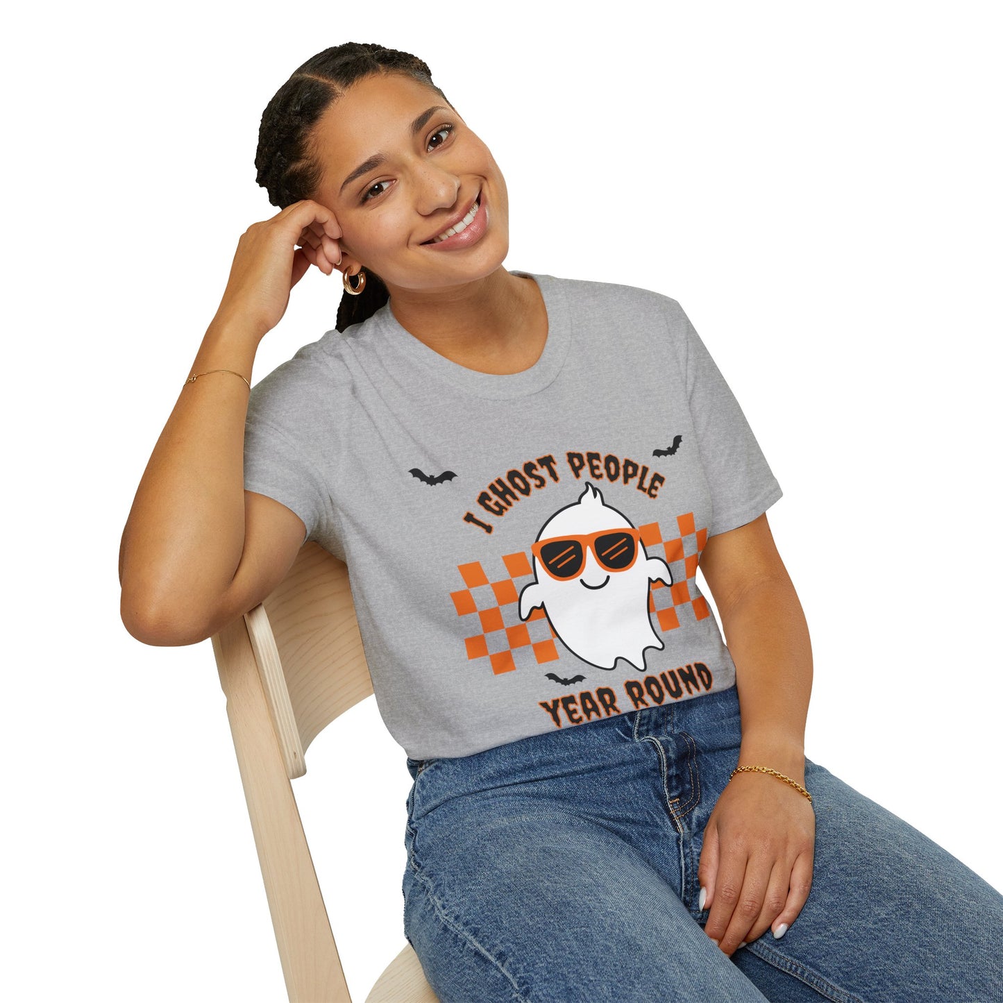 I Ghost People Year Round Halloween Softstyle T-Shirt
