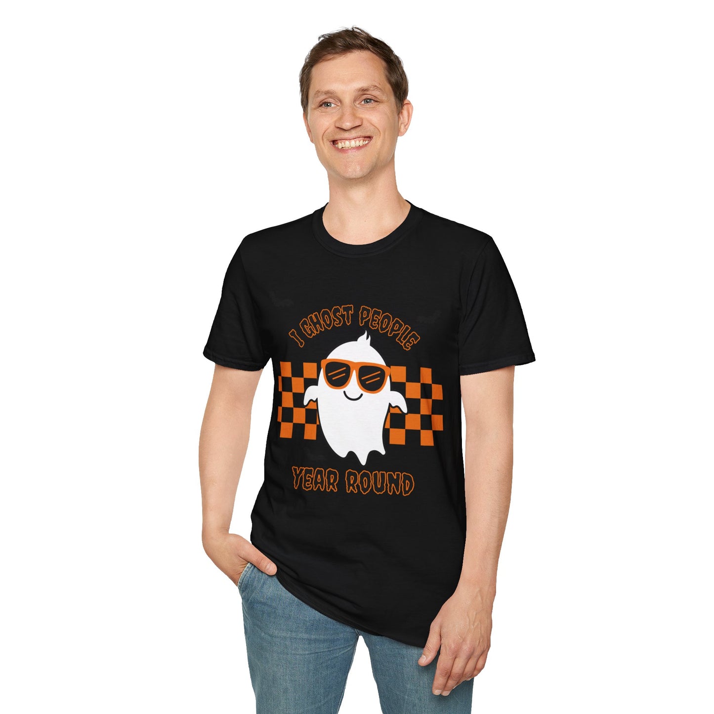 I Ghost People Year Round Halloween Softstyle T-Shirt