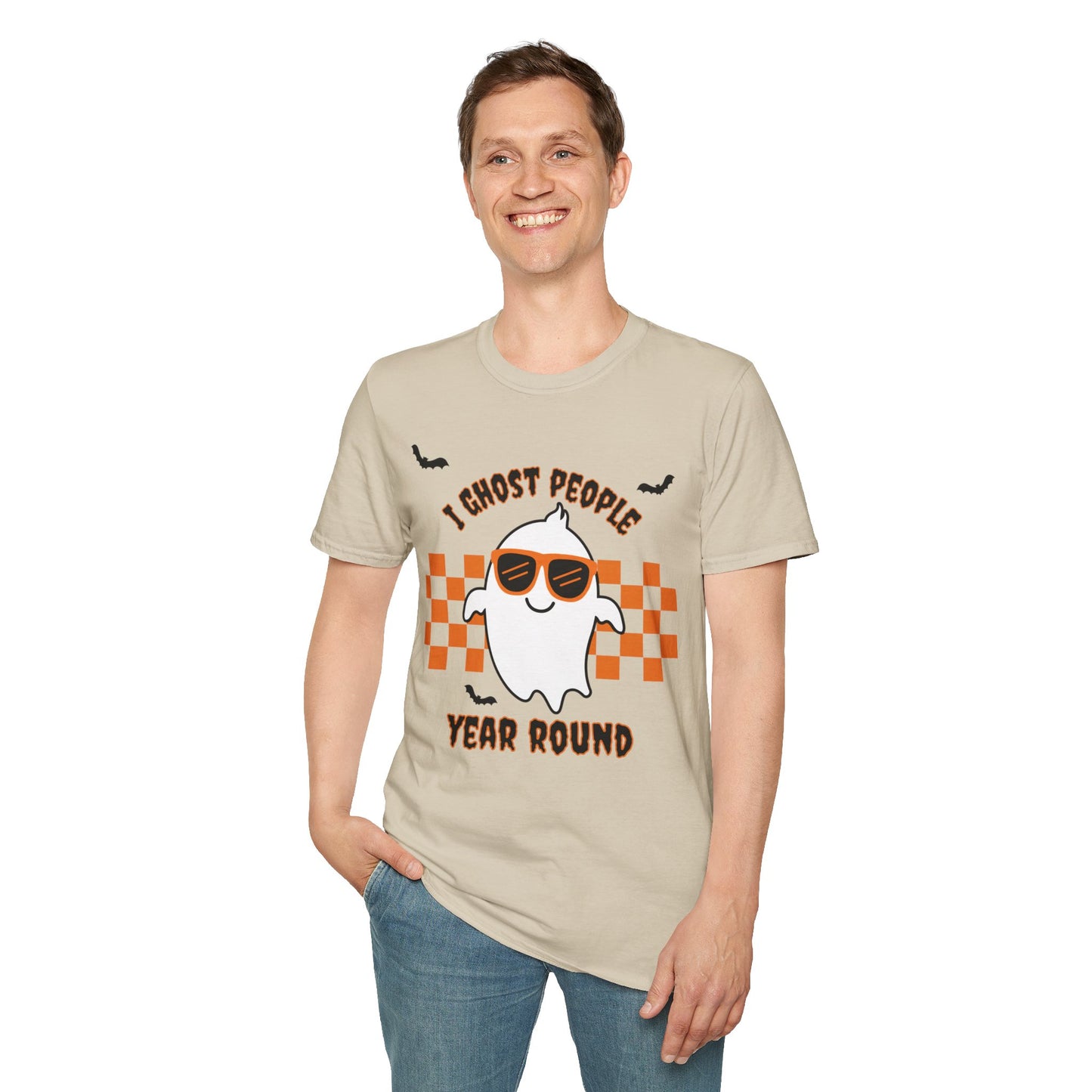 I Ghost People Year Round Halloween Softstyle T-Shirt