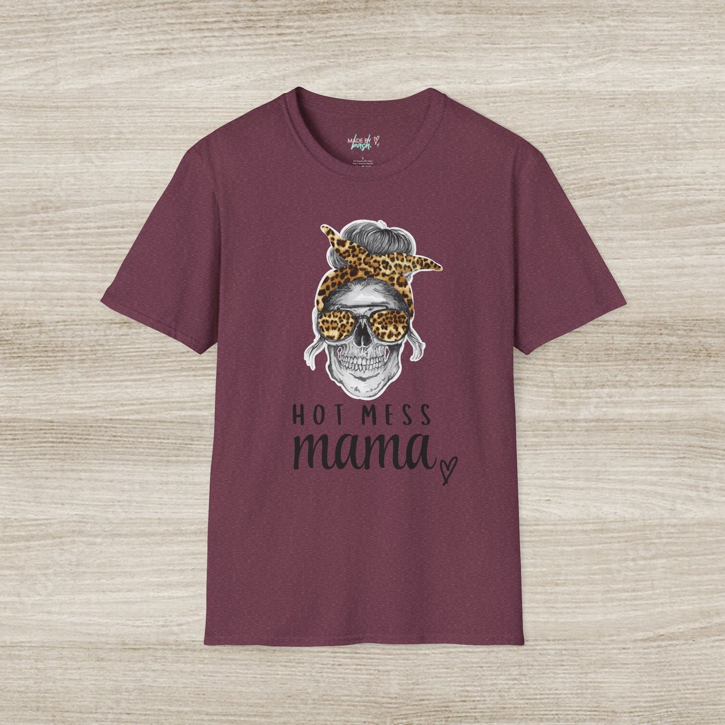 Hot Mess Momma Unisex Softstyle T-Shirt