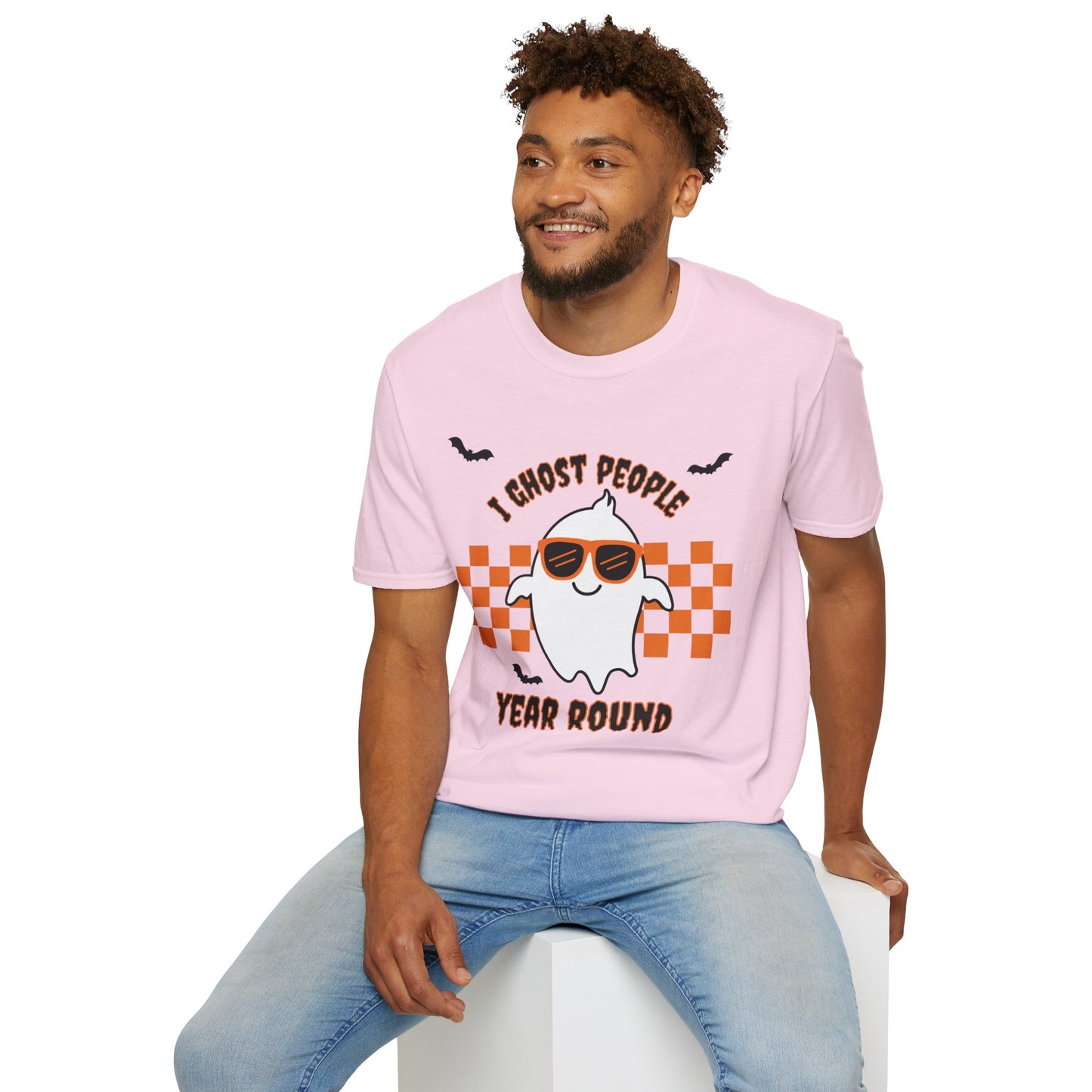I Ghost People Year Round Halloween Softstyle T-Shirt