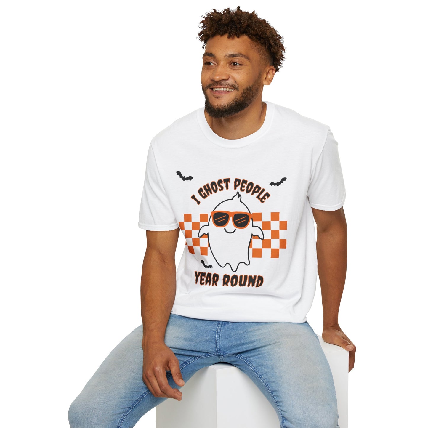 I Ghost People Year Round Halloween Softstyle T-Shirt