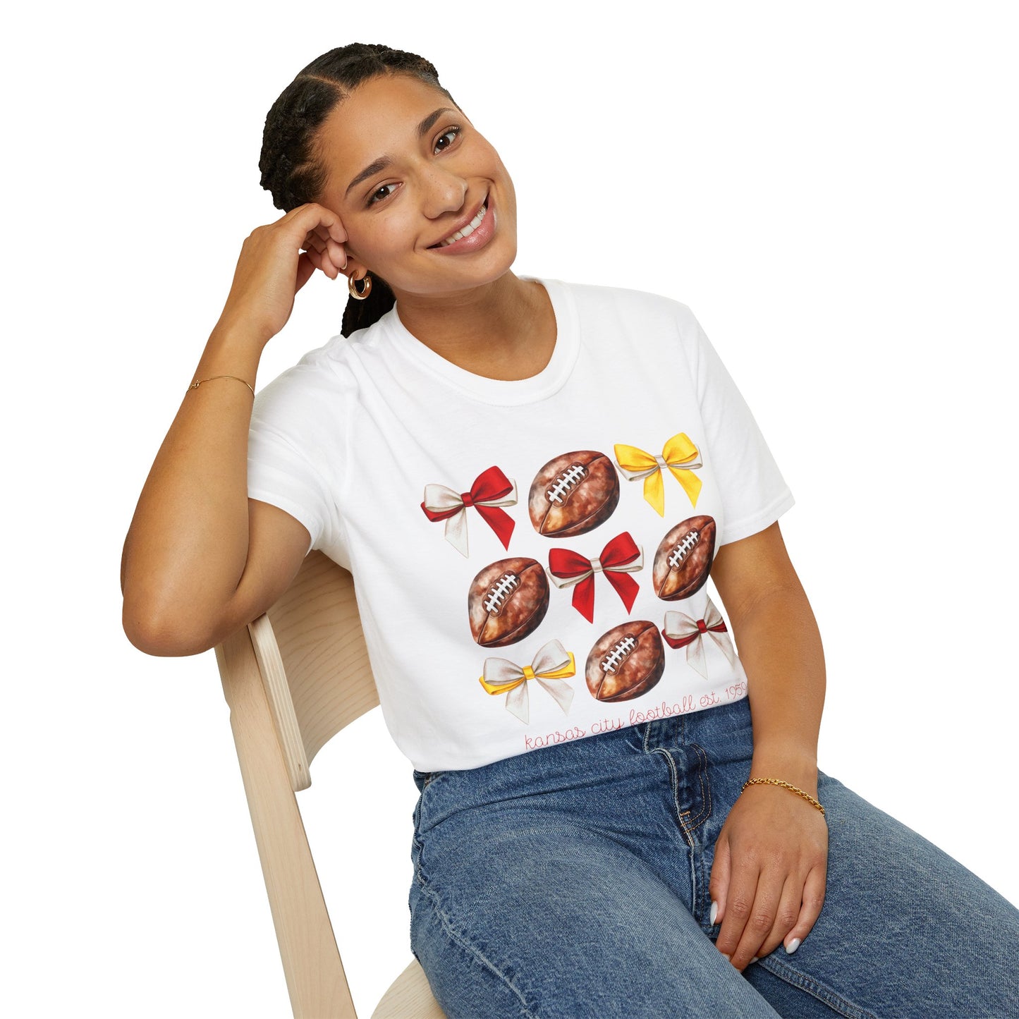 Kansas City Football Bows T-Shirt
