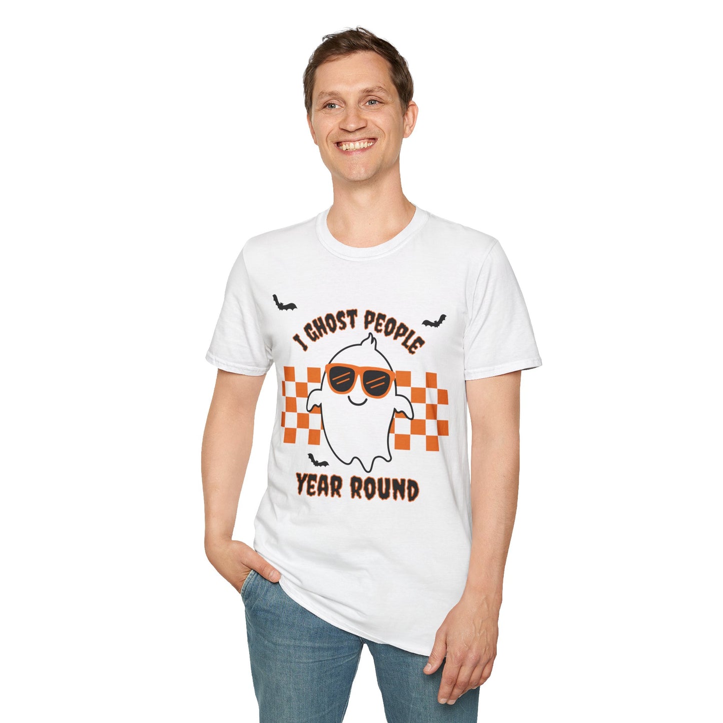 I Ghost People Year Round Halloween Softstyle T-Shirt