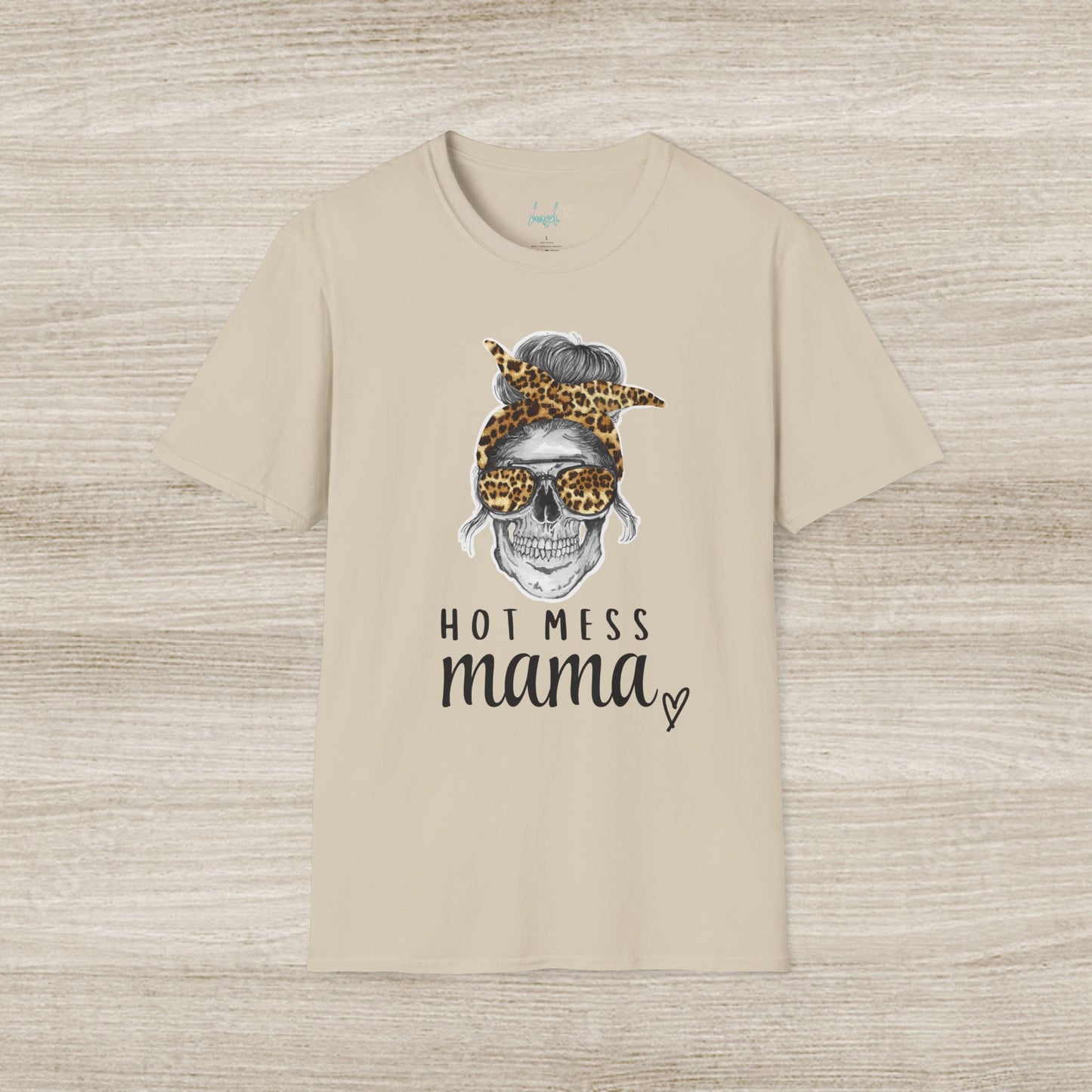 Hot Mess Momma Unisex Softstyle T-Shirt
