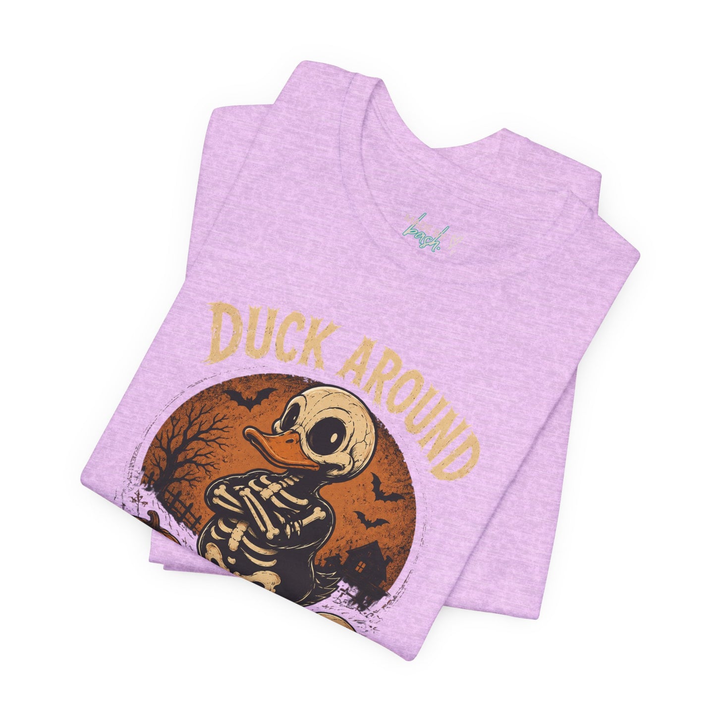 Cute Duck Around And Find Out Halloween Unisex Jersey Short Sleeve Tee